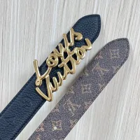 $64.00 USD Louis Vuitton AAA Quality Belts In 3.0cm For Women #1418661