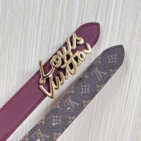 $64.00 USD Louis Vuitton AAA Quality Belts In 3.0cm For Women #1418670
