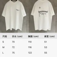$56.00 USD Chrome Hearts T-Shirts Short Sleeved For Unisex #1418806