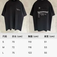 $56.00 USD Chrome Hearts T-Shirts Short Sleeved For Unisex #1418807