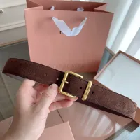 $56.00 USD MIU MIU AAA Quality Belts In 3.5cm For Unisex #1419238