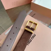 $56.00 USD MIU MIU AAA Quality Belts In 3.5cm For Unisex #1419238