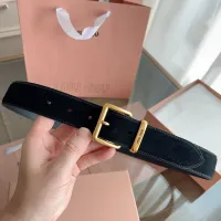 $56.00 USD MIU MIU AAA Quality Belts In 3.5cm For Unisex #1419241