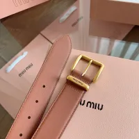 $56.00 USD MIU MIU AAA Quality Belts In 3.5cm For Unisex #1419242