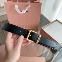 $56.00 USD MIU MIU AAA Quality Belts In 3.5cm For Unisex #1419243