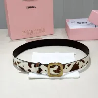 $56.00 USD MIU MIU AAA Quality Belts In 3.5cm For Unisex #1419244