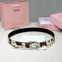 $56.00 USD MIU MIU AAA Quality Belts In 3.5cm For Unisex #1419249
