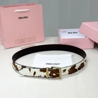 $56.00 USD MIU MIU AAA Quality Belts In 3.5cm For Unisex #1419250