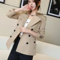 $160.00 USD Burberry Trench Coat Long Sleeved For Women #1419500