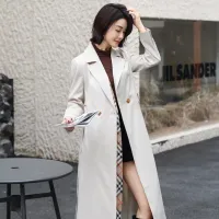 $170.00 USD Burberry Trench Coat Long Sleeved For Women #1419553