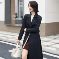 $170.00 USD Burberry Trench Coat Long Sleeved For Women #1419556