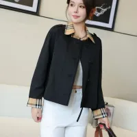 $132.00 USD Burberry Trench Coat Long Sleeved For Women #1419566