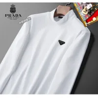 $40.00 USD Prada T-Shirts Long Sleeved For Men #1421457