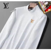 $40.00 USD Louis Vuitton LV T-Shirts Long Sleeved For Men #1421465