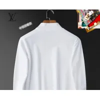 $40.00 USD Louis Vuitton LV T-Shirts Long Sleeved For Men #1421475