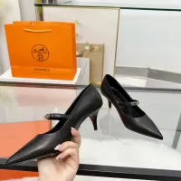 $108.00 USD Hermes High-Heeled Shoes For Women #1422337