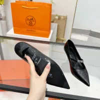 $108.00 USD Hermes High-Heeled Shoes For Women #1422338