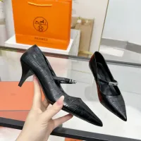 $108.00 USD Hermes High-Heeled Shoes For Women #1422338