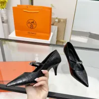 $108.00 USD Hermes High-Heeled Shoes For Women #1422338