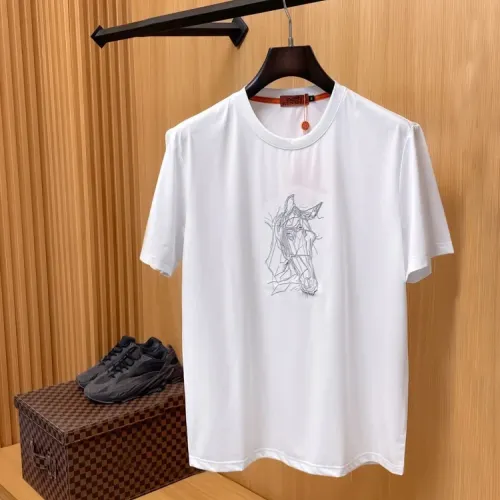 Hermes T-Shirts Short Sleeved For Men #1422464 $45.00 USD, Wholesale Replica Hermes T-Shirts