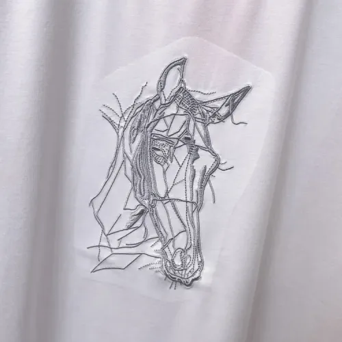 Replica Hermes T-Shirts Short Sleeved For Men #1422464 $45.00 USD for Wholesale