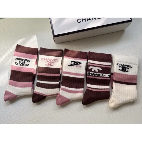 Replica Chanel Socks For Women #1422569 $29.00 USD for Wholesale