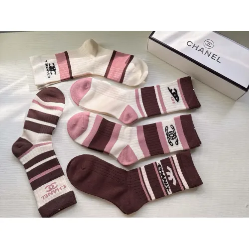 Replica Chanel Socks For Women #1422569 $29.00 USD for Wholesale