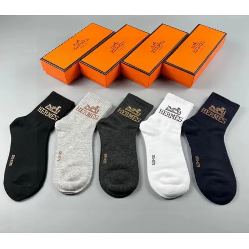 Hermes Socks For Men #1422574 $25.00 USD, Wholesale Replica Hermes Socks
