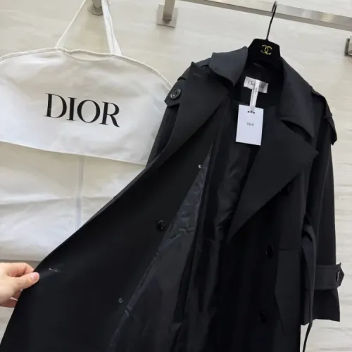 Replica Christian Dior Coats Long Sleeved For Women #1422586 $165.00 USD for Wholesale