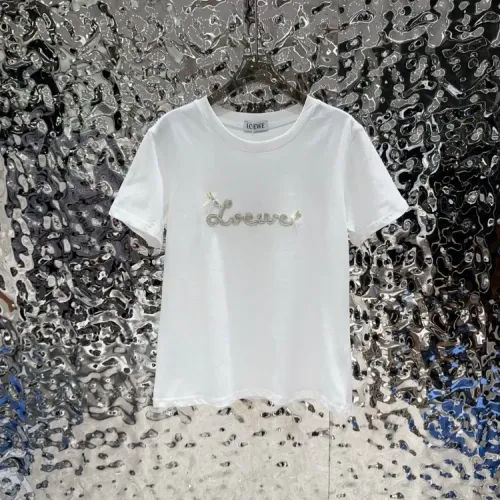 LOEWE T-Shirts Short Sleeved For Women #1422628 $56.00 USD, Wholesale Replica LOEWE T-Shirts