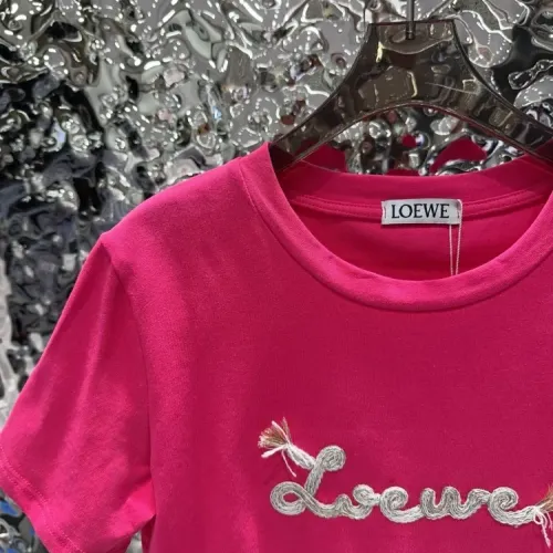Replica LOEWE T-Shirts Short Sleeved For Women #1422629 $56.00 USD for Wholesale