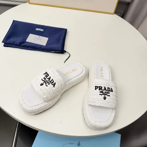 Prada Slippers For Women #1422634 $92.00 USD, Wholesale Replica Prada Slippers