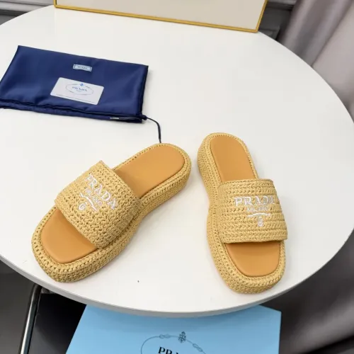 Replica Prada Slippers For Women #1422635 $92.00 USD for Wholesale