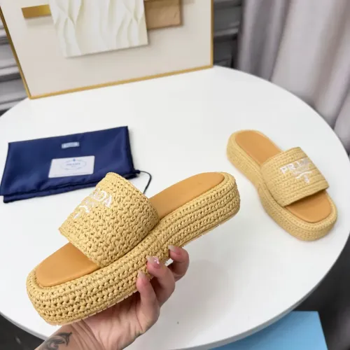 Replica Prada Slippers For Women #1422635 $92.00 USD for Wholesale