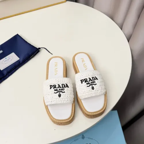 Replica Prada Slippers For Women #1422637 $92.00 USD for Wholesale