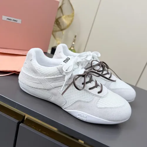 MIU MIU Casual Shoes For Women #1422658 $92.00 USD, Wholesale Replica MIU MIU Casual Shoes