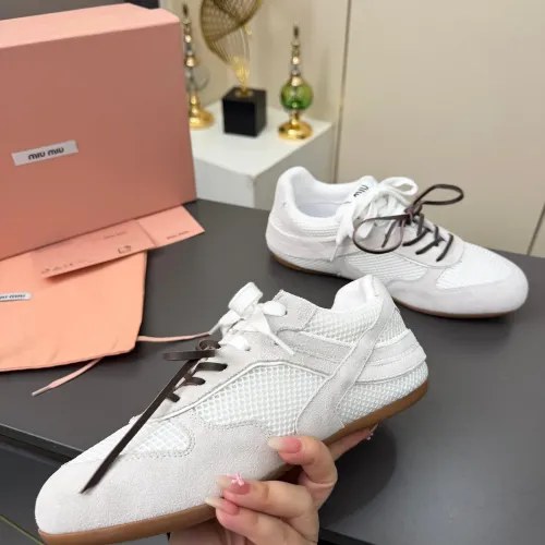 Replica MIU MIU Casual Shoes For Women #1422659 $92.00 USD for Wholesale