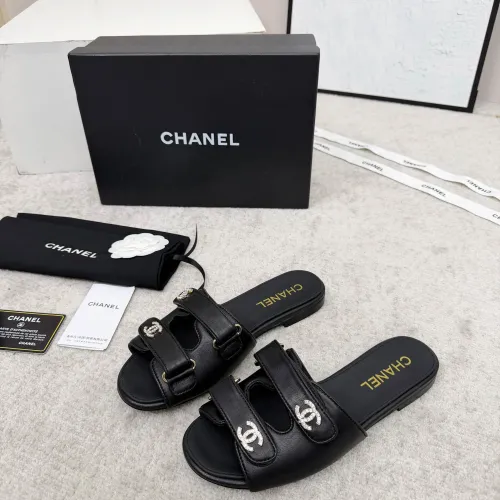 Chanel Slippers For Women #1422734 $98.00 USD, Wholesale Replica Chanel Slippers