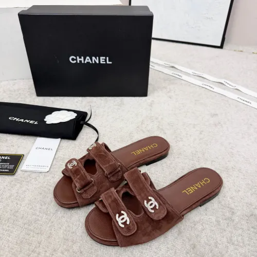 Chanel Slippers For Women #1422736 $98.00 USD, Wholesale Replica Chanel Slippers