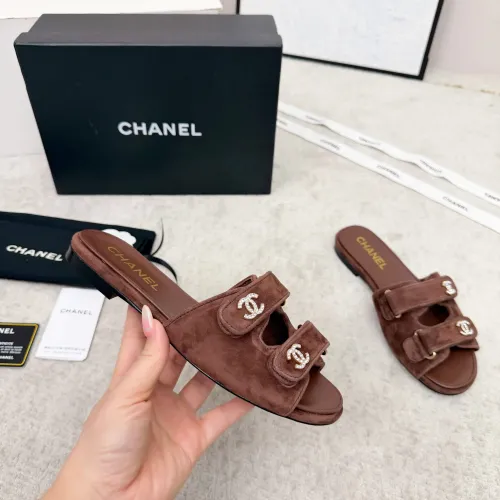 Replica Chanel Slippers For Women #1422736 $98.00 USD for Wholesale