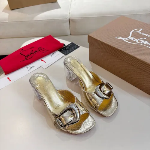 Replica Christian Louboutin CL Slippers For Women #1422744 $100.00 USD for Wholesale
