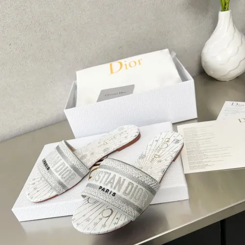 Christian Dior Slippers For Women #1422758 $76.00 USD, Wholesale Replica Christian Dior Slippers