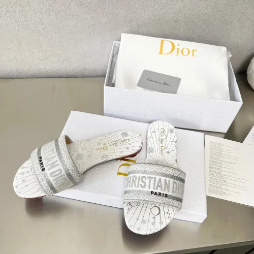 Replica Christian Dior Slippers For Women #1422758 $76.00 USD for Wholesale