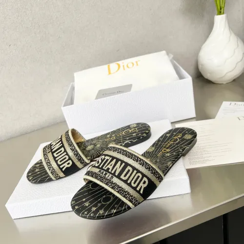 Replica Christian Dior Slippers For Women #1422761 $76.00 USD for Wholesale