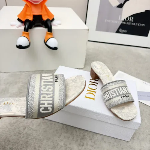 Replica Christian Dior Slippers For Women #1422767 $80.00 USD for Wholesale