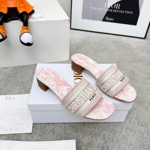 Replica Christian Dior Slippers For Women #1422768 $80.00 USD for Wholesale