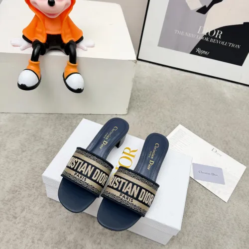 Replica Christian Dior Slippers For Women #1422771 $80.00 USD for Wholesale