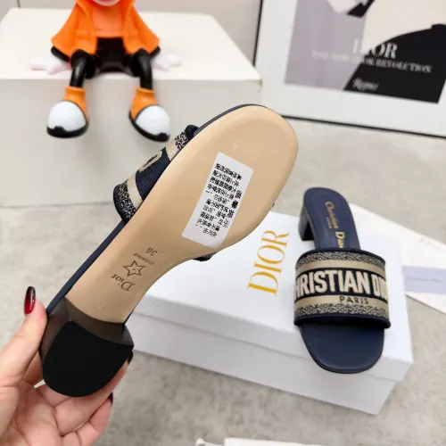 Replica Christian Dior Slippers For Women #1422771 $80.00 USD for Wholesale