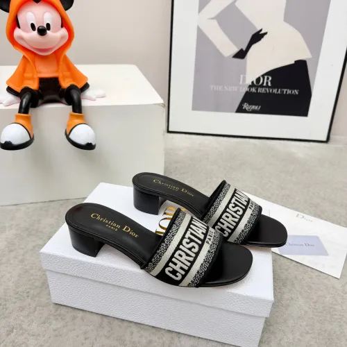 Replica Christian Dior Slippers For Women #1422773 $80.00 USD for Wholesale