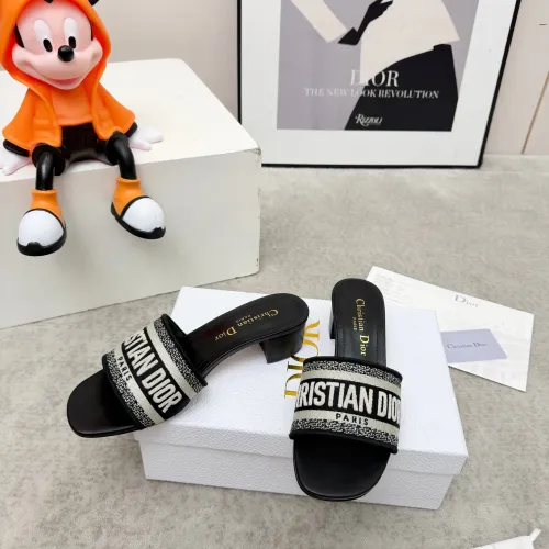 Replica Christian Dior Slippers For Women #1422773 $80.00 USD for Wholesale